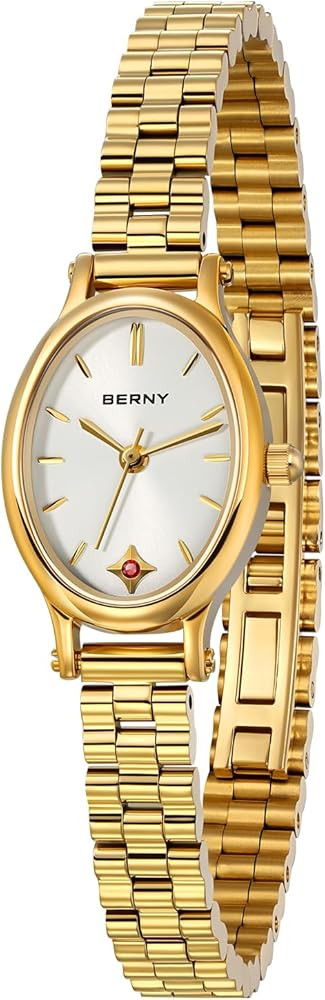 BERNY Gold Watches for Women Dainty Women's Wrist Watch, 3ATM Waterproof Fashion Small Ladies Bra... | Amazon (US)