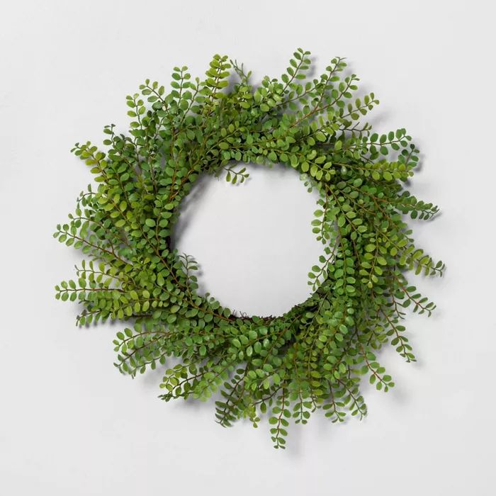 20" Faux Locust Green Wreath - Hearth & Hand™ with Magnolia | Target