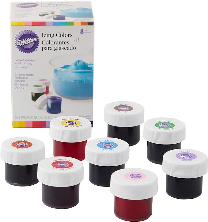 Wilton Icing Colors, 8-Count Icing Colors, (Packaging May vary) | Amazon (US)