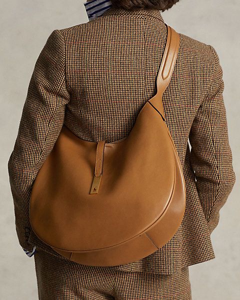 Polo ID Calfskin Medium Shoulder Bag | Ralph Lauren (UK)