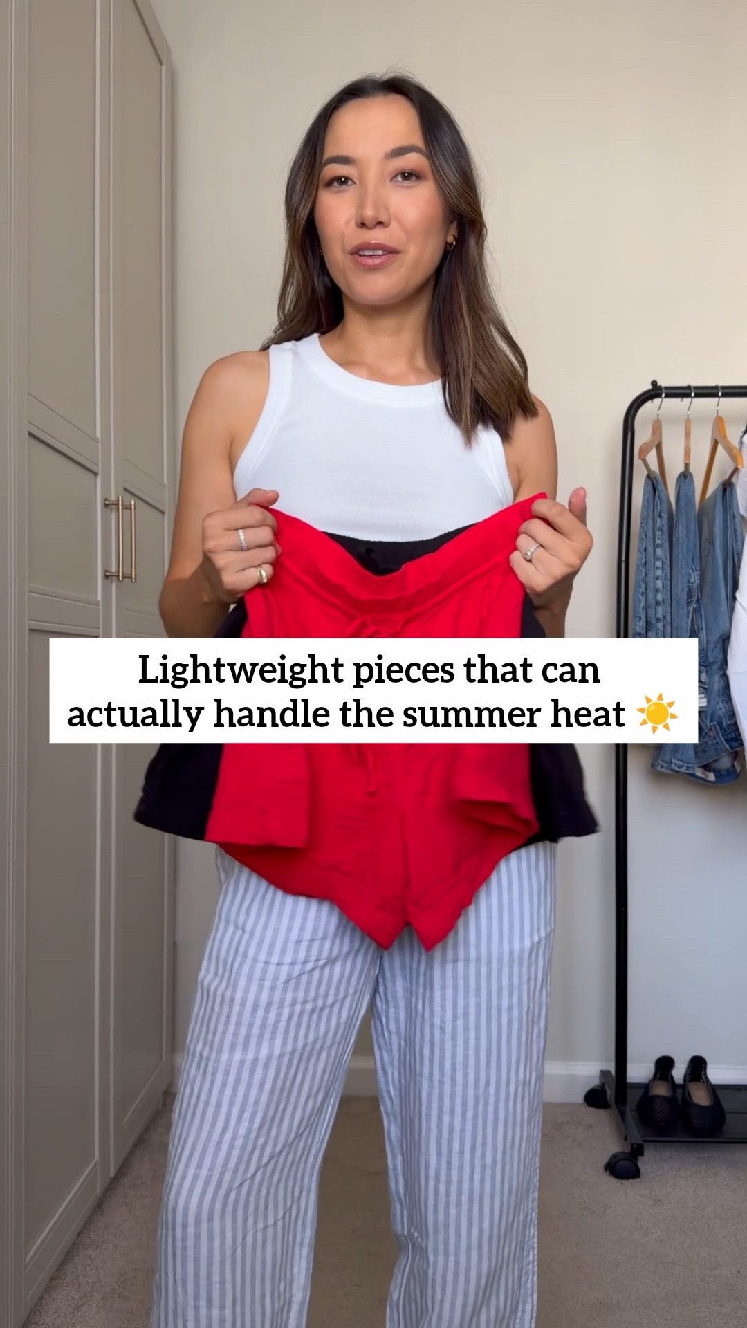 Lightweight (and super soft) pieces for a heatwave ☀️ these cotton gauze mix and match separates from gap are such a good find. Perfect for pool and beach days & travel almost all on sale right now! 

Shorts sized up to a small for a looser fit 
Tops small

#LTKmomlife #LTKgrwm #LTKSaleAlert