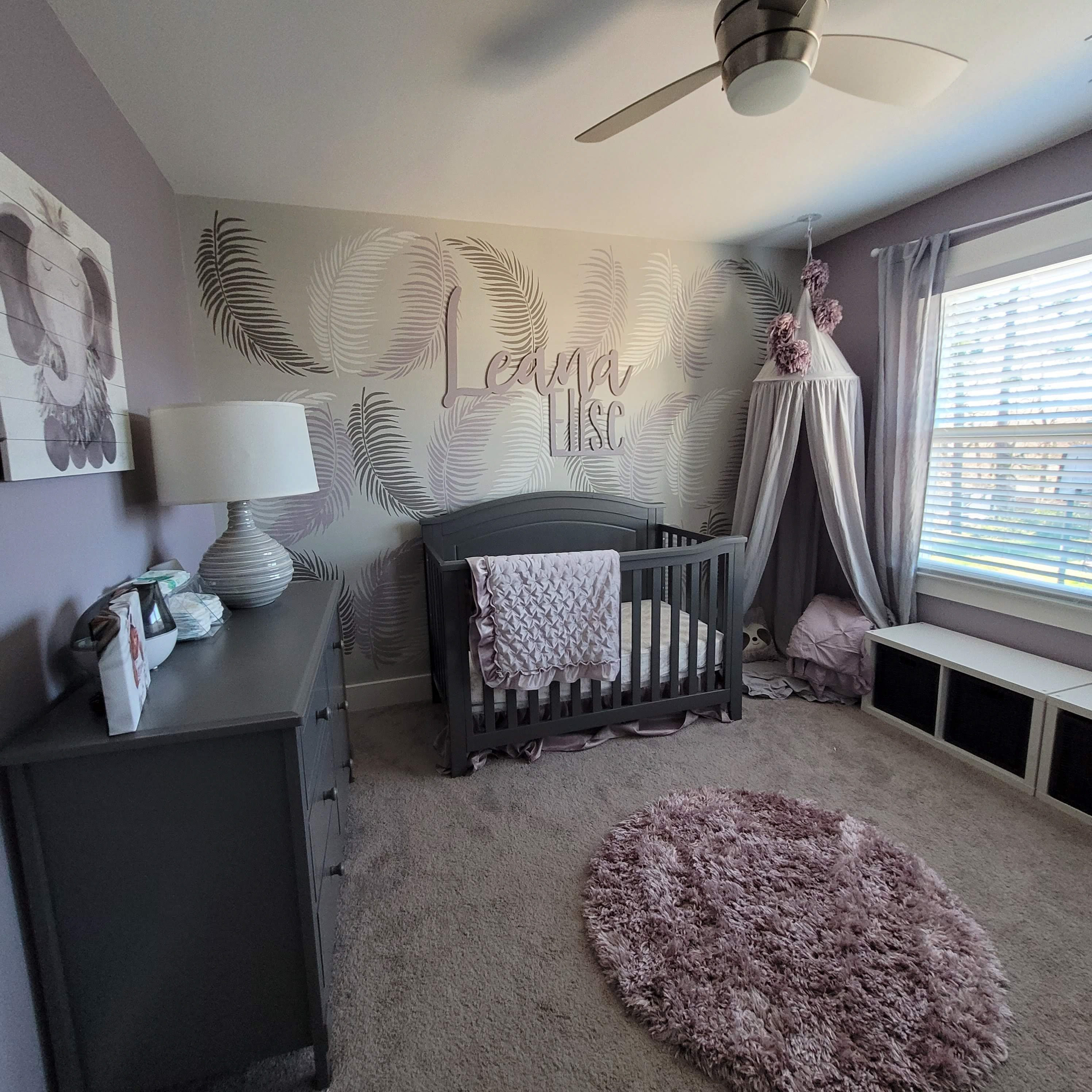 Lilac + Gray Girls Nursery

#LTKbaby #LTKhome #LTKkids