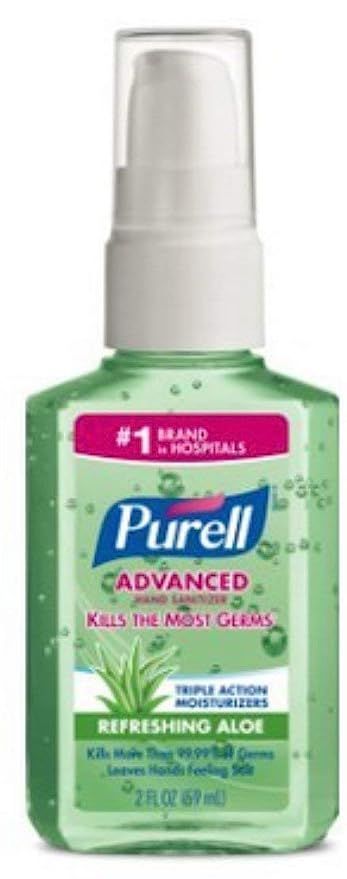 Purell Instant Hand Sanitizer With Aloe 2 oz (Pack of 3) | Amazon (US)