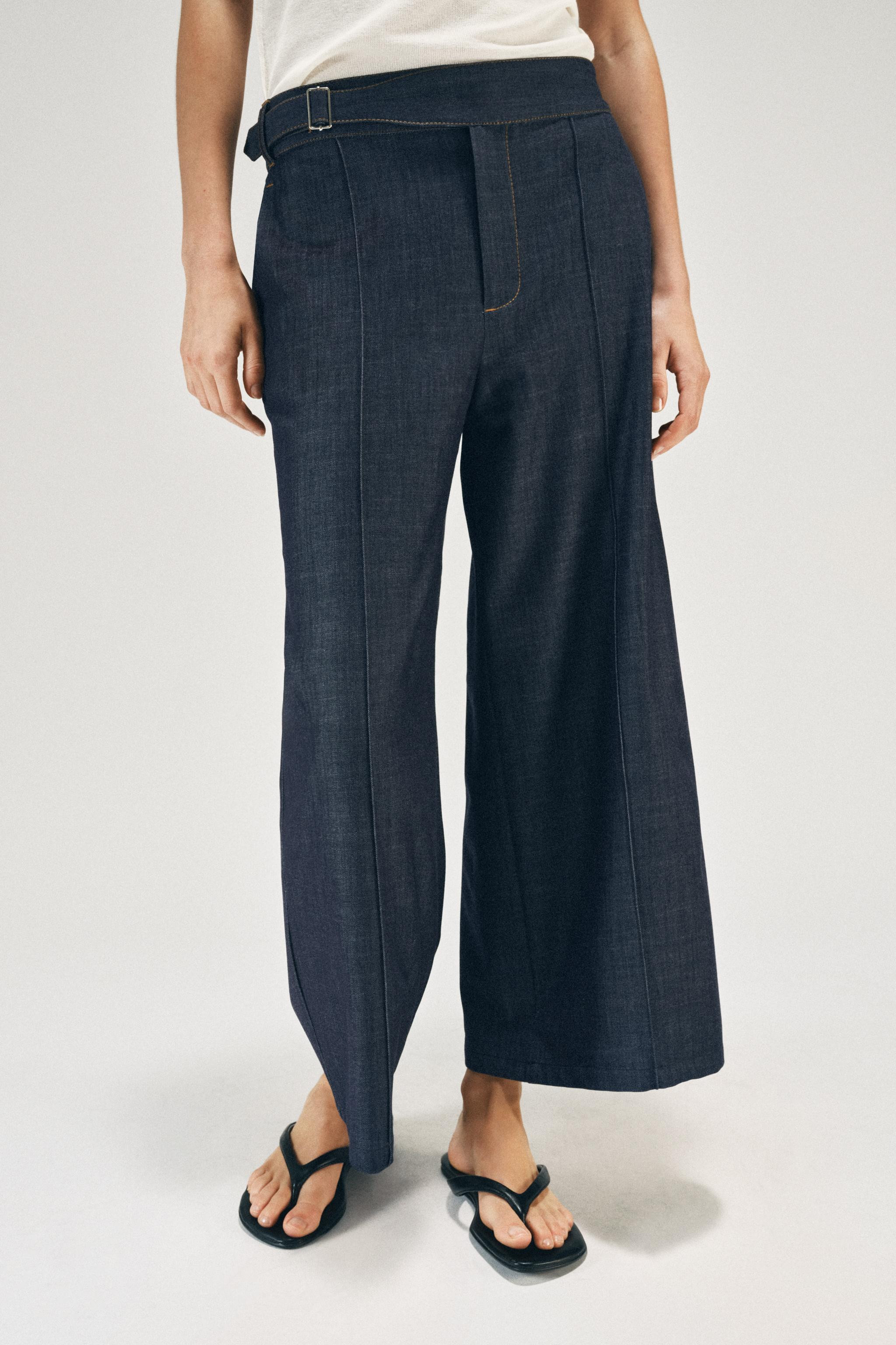 CULOTTES WITH BELT LOOPS | Zara US