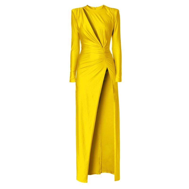 Adriana Super Yellow Dress | Wolf and Badger (Global excl. US)