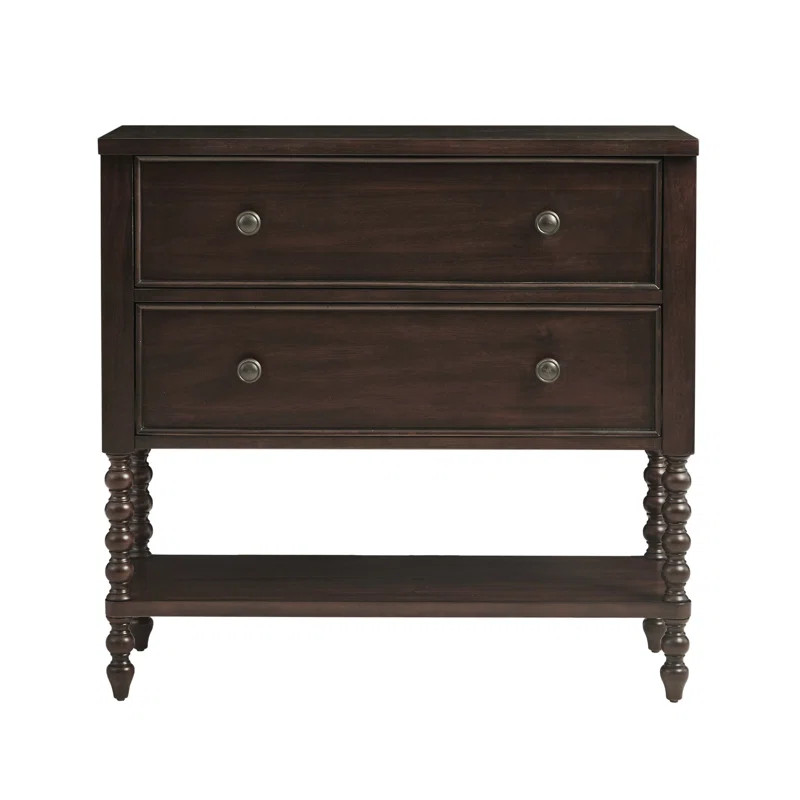 Beckett Solid Wood 2-Drawer Accent Chest | Wayfair North America
