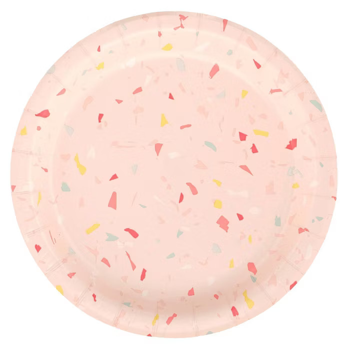 6.75" 20ct Snack Paper Plates Pink - Spritz™ | Target