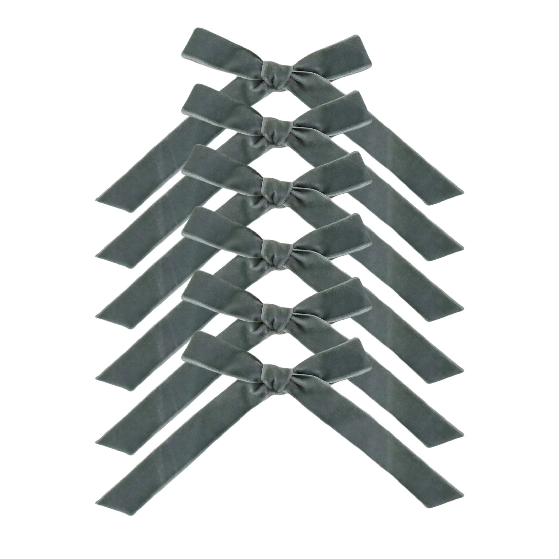 FRAÎCHE Christmas 6 Count Velvet Bow Set, Blue - Walmart.ca | Walmart (CA)