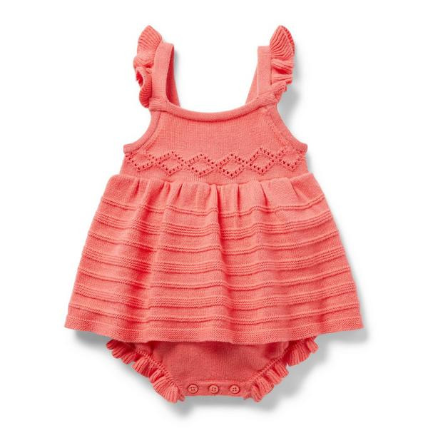 Baby Pointelle Sweater Romper | Janie and Jack