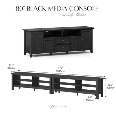 Black Media Living Room Console

#LTKU #LTKsalealert #LTKhome