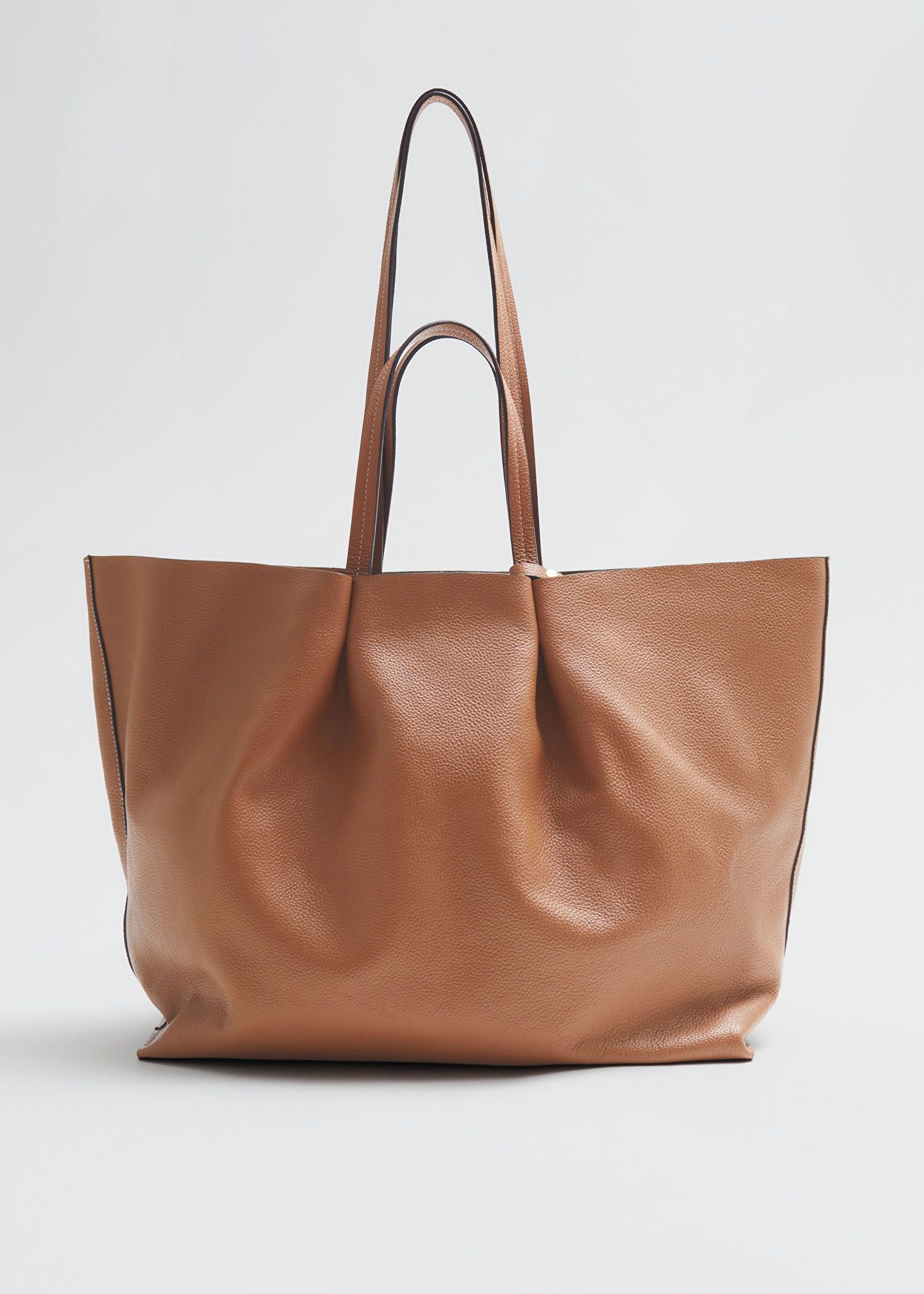 Large Leather Tote | & Other Stories US