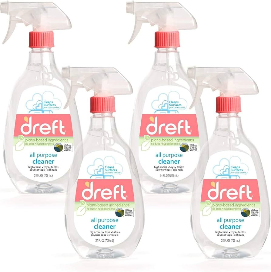 Dreft All Purpose Baby Cleaning Spray, Plant- Based Ingredient, Hypoallergenic Formula, Great for... | Amazon (US)