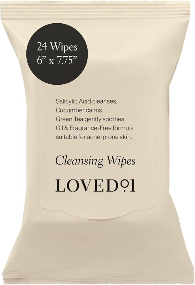 Face & Body Salicylic Acid Cleansing Wipes, John Legend Skincare, Oil & Fragrance-Free, No-Rinse,... | Amazon (US)