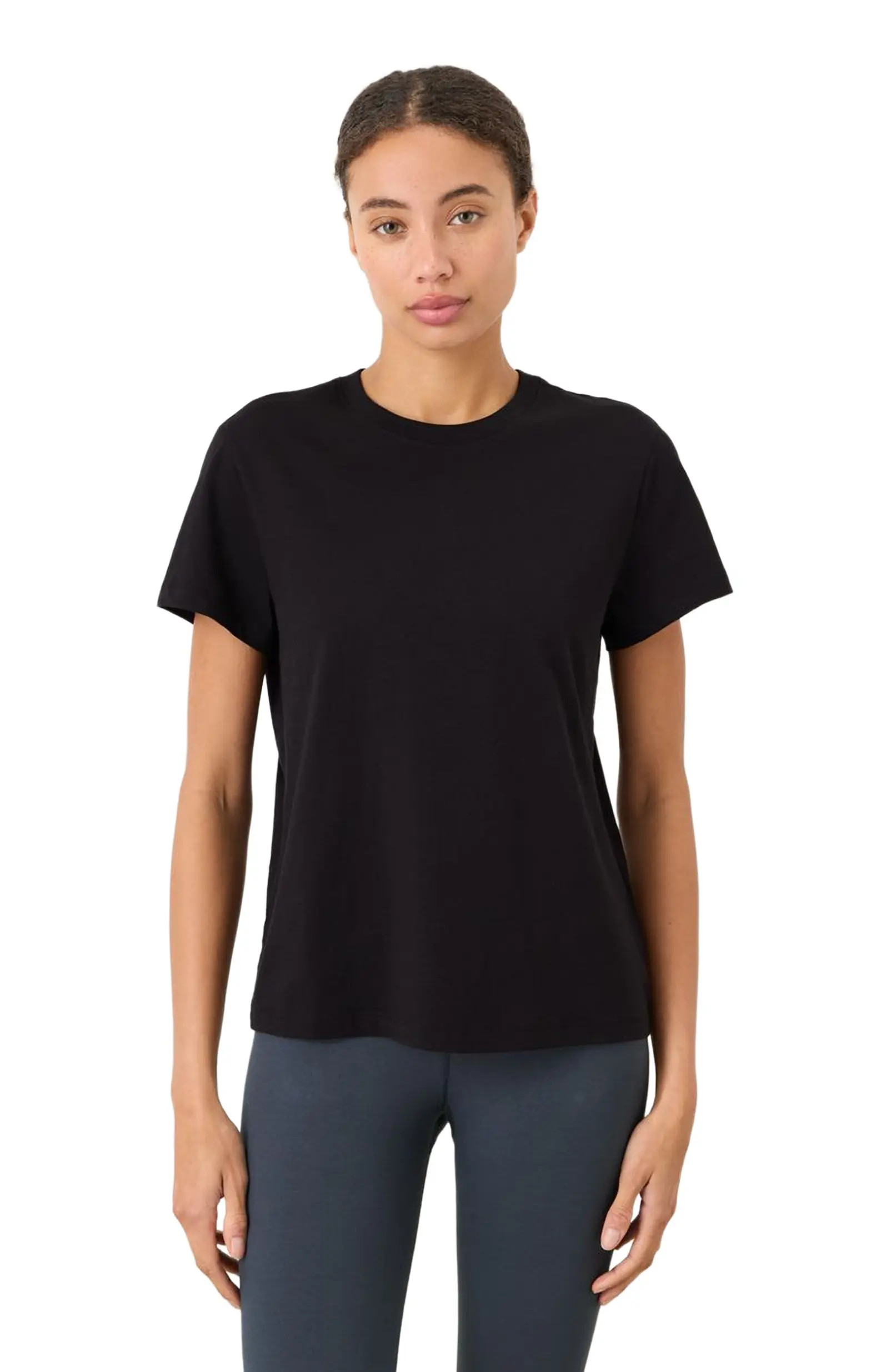 Pact Organic Cotton Women's Softspun Essential Crewneck Tee in White at Nordstrom, Size X-Small | Nordstrom