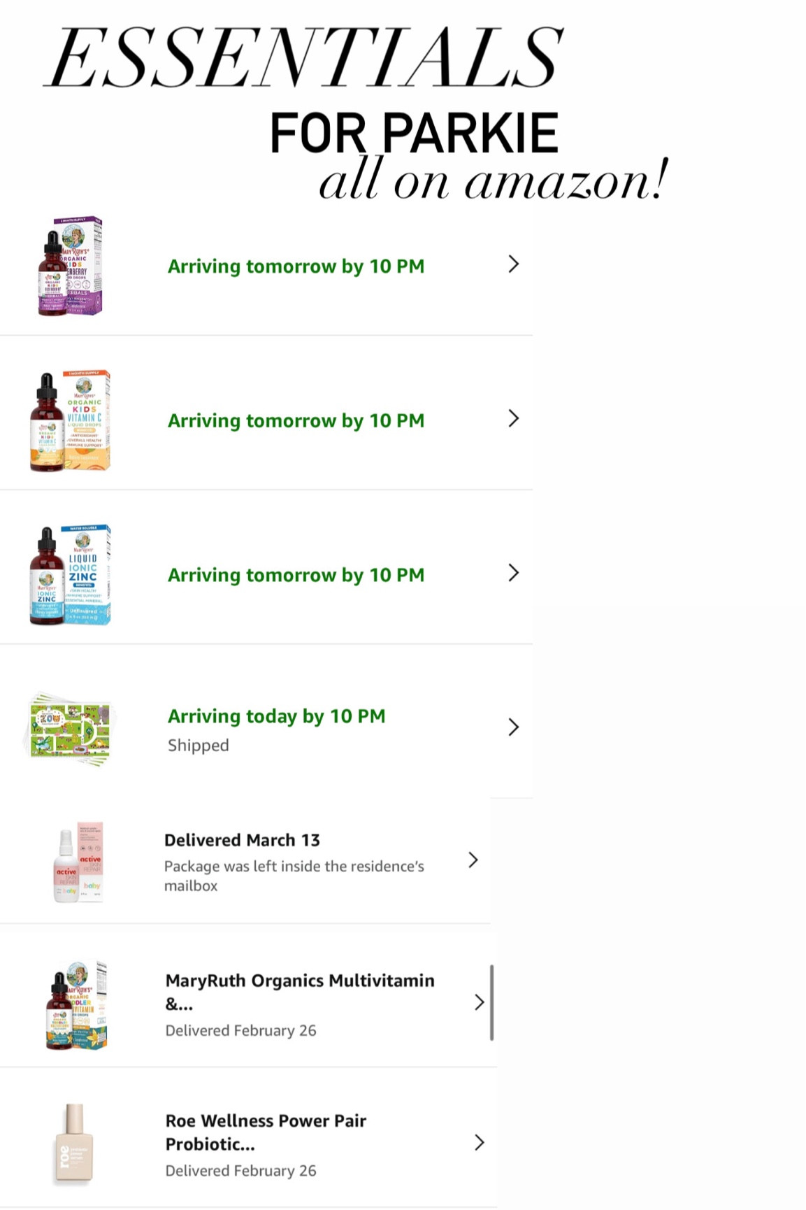 All of the essentials from Amazon for my 1 & 1/2 year old! 

#LTKkids