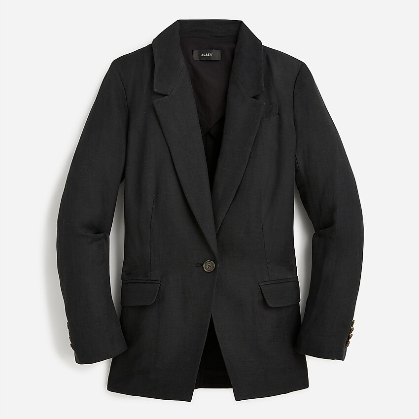 Willa blazer in linen-cupro | J. Crew US