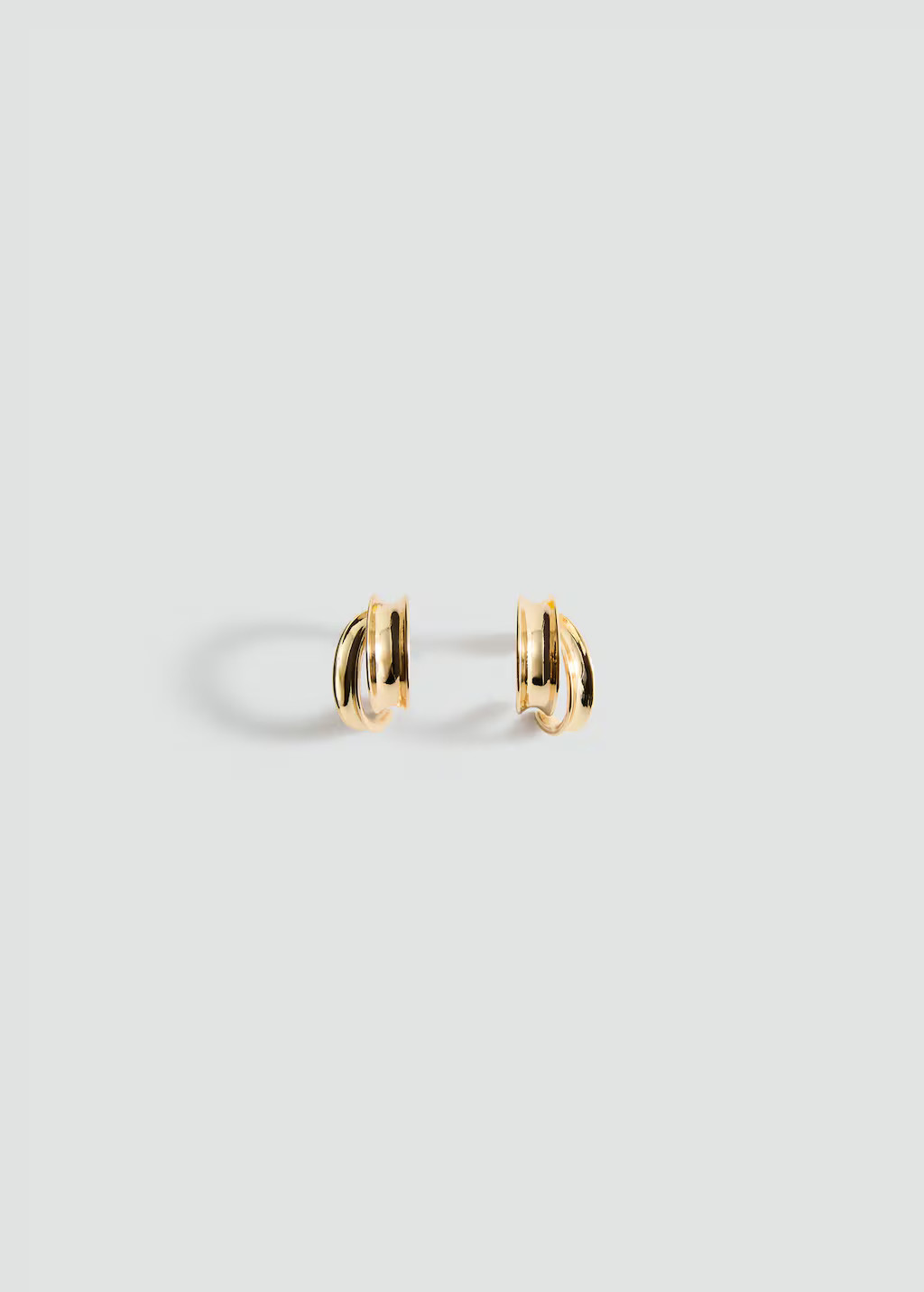 Intertwined hoop earrings | MANGO (UK)