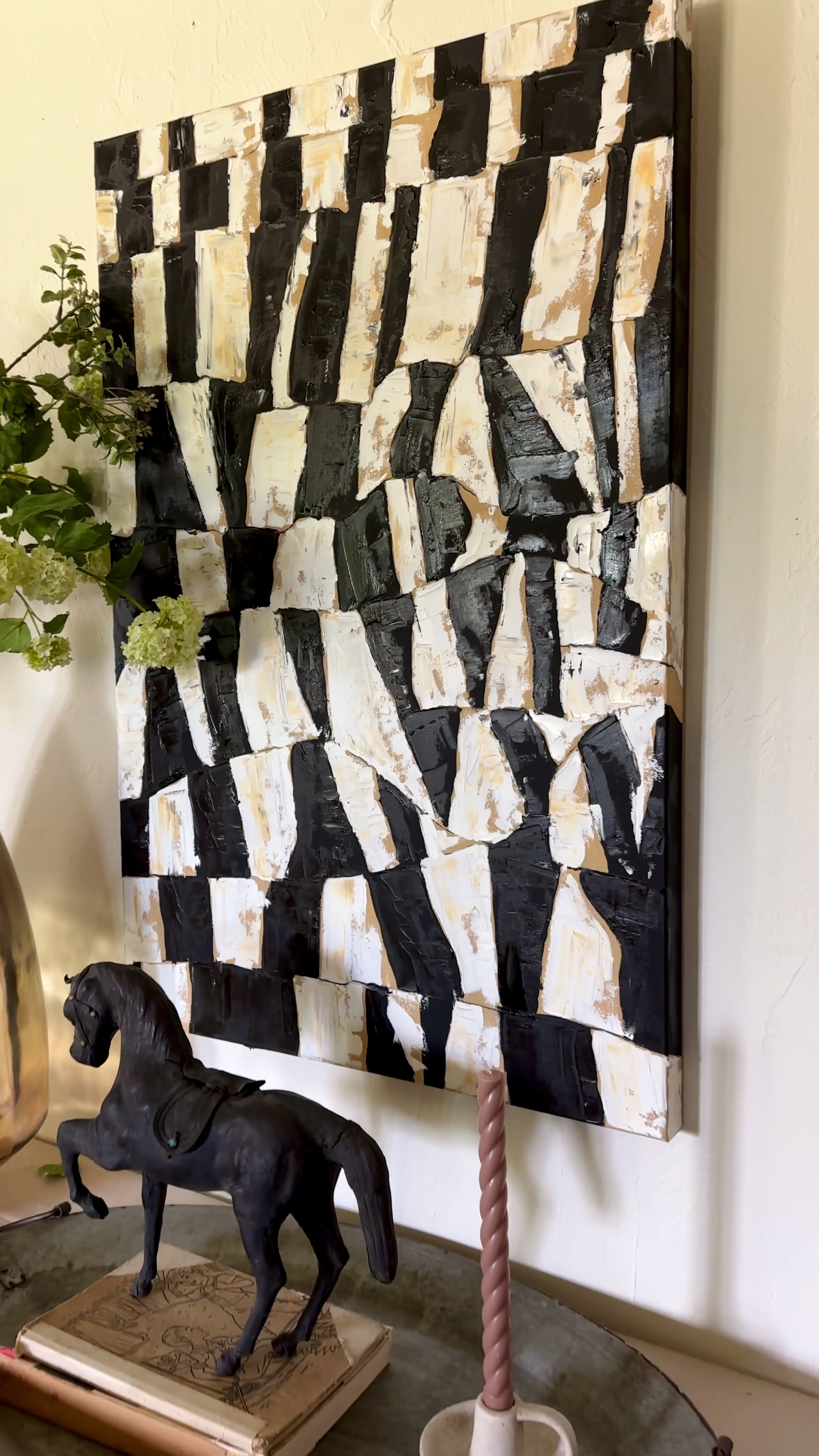 Abstract Wall Art~ Modern Take on a Classic Checkerboard Pattern~Painting on Canvas, Home Decor, Minimalist Art, Original Painting

This is a listing for a custom made neutral abstract checkerboard painting on gallery wrapped canvas with 1.5” sides . Painted in thick creamy layers of oil paint, this painting will elevate your home’s interior.

You can purchase this custom piece in my Etsy shop.

#blackandwhite #art #wallart #abstract #modernart #contemporaryart #organicmodern #wabisabi #checkered #checkerboard

#LTKVideo #LTKxNSale #LTKHome