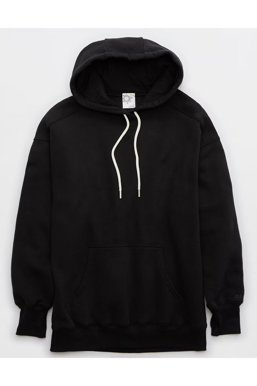 OFFLINE By Aerie Cloud Fleece Oversized Hoodie Women's True Black XXS | Aerie