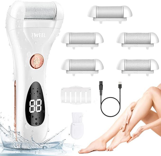 Callus Remover for Feet Shaver Rechargeable Electric Foot File Pedicure Tools for Feet Profession... | Amazon (US)