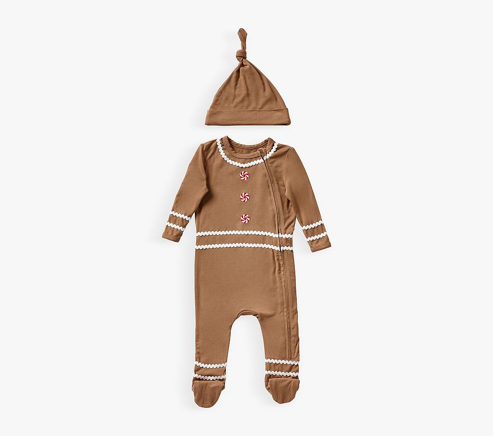 Gingerbread Baby Pajama | Pottery Barn Kids