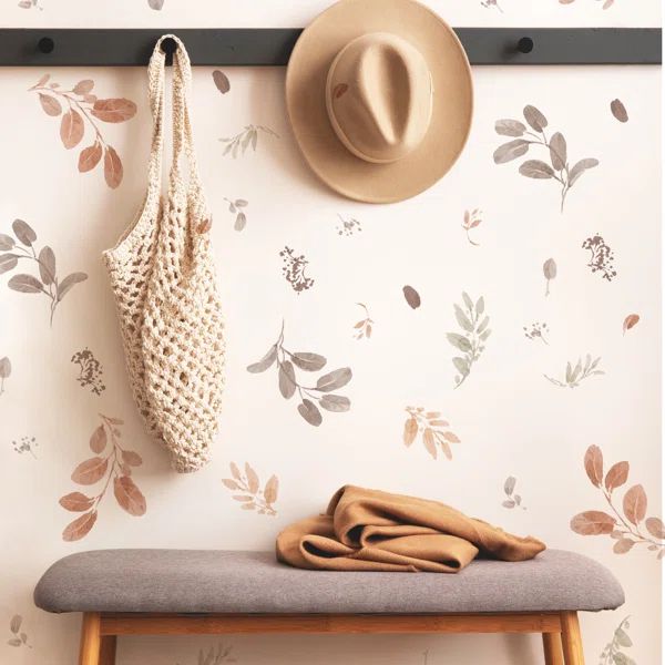 Plants & Flowers Non-Wall Damaging Wall Decal | Wayfair North America