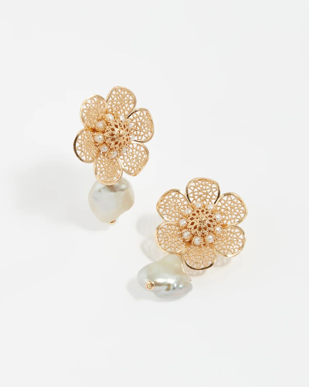 Baroque Pearl Florissima Earrings | Soru Jewellery