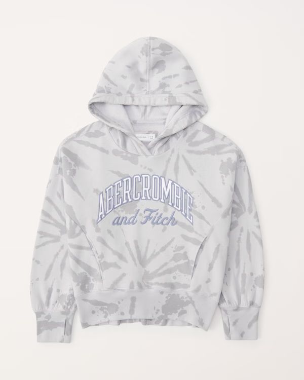 tie-dye logo popover hoodie | Abercrombie & Fitch (US)