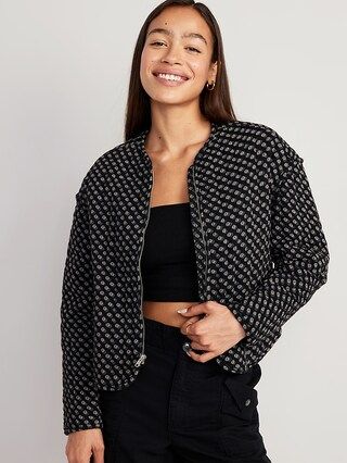 Quilted Bomber Jacket for Women | Old Navy (US)