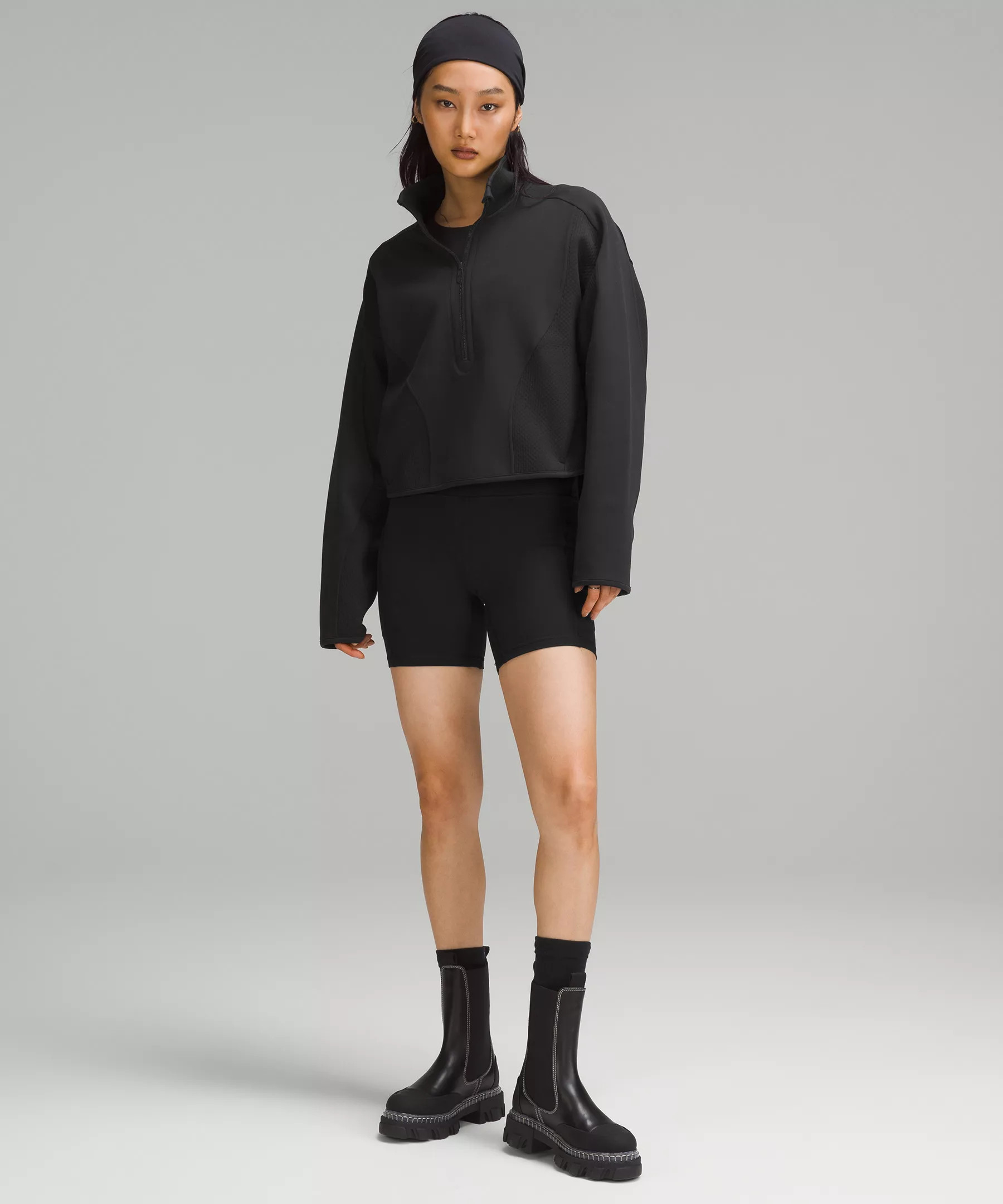 Mixed Fabric Half-Zip Pullover | Women's Hoodies & Sweatshirts | lululemon | Lululemon (US)