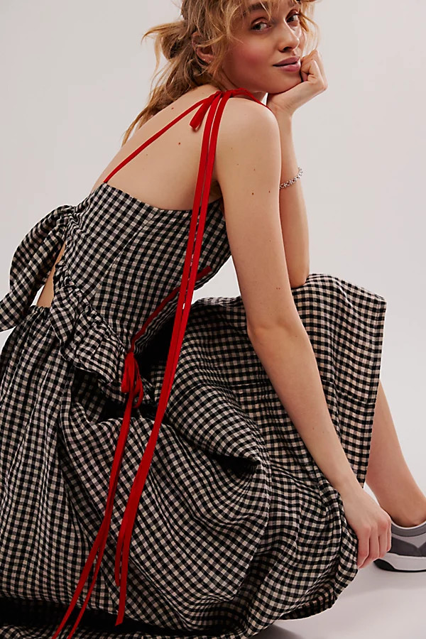 Eliza Faulkner Tessa Checks Dress | Free People (Global - UK&FR Excluded)