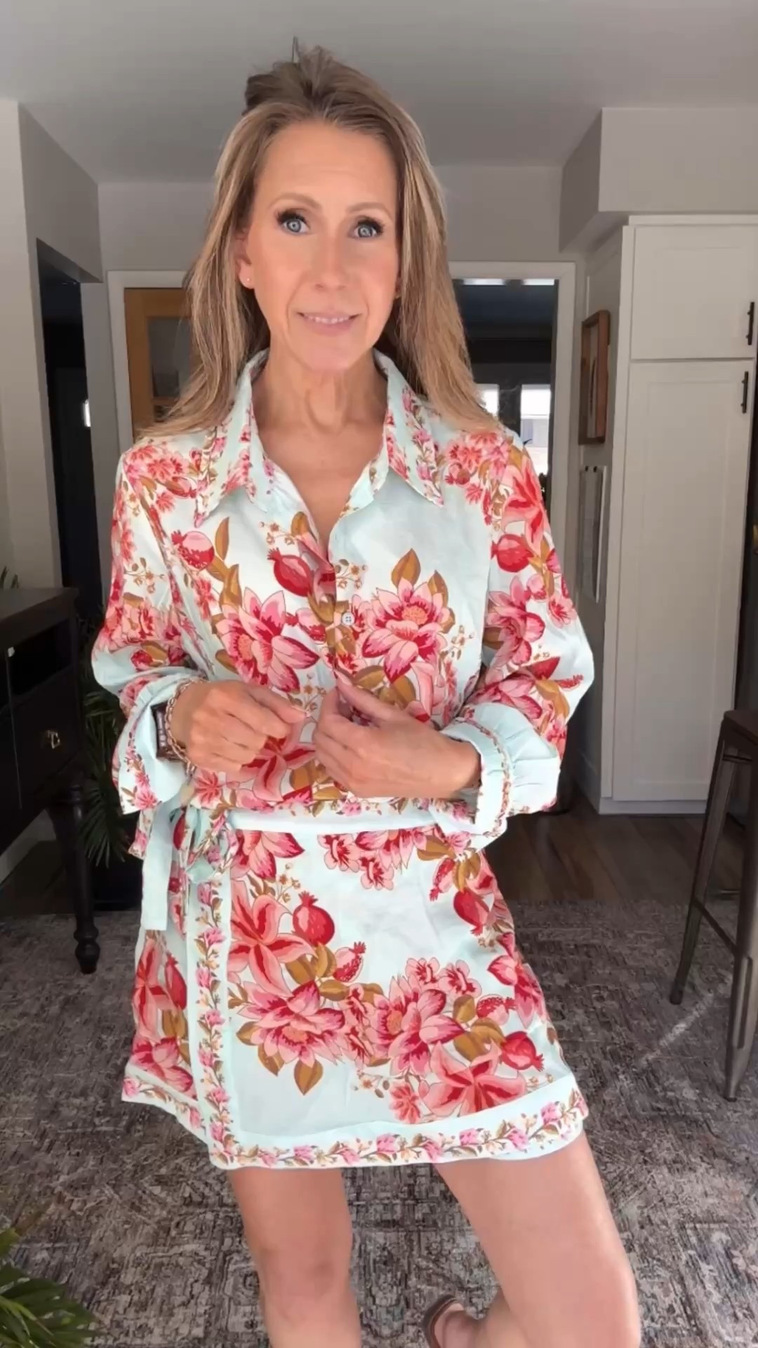 The most beautiful linen two-piece button down floral tie-waist skort set that you could split up and pair with other pieces to create multiple outfits with for Spring & Summer. Total @VICI Vacation vibes 🍹. Save by using code CHRISTASAVE35 on the entire site!

#LTKPetite #LTKSaleAlert #LTKootd