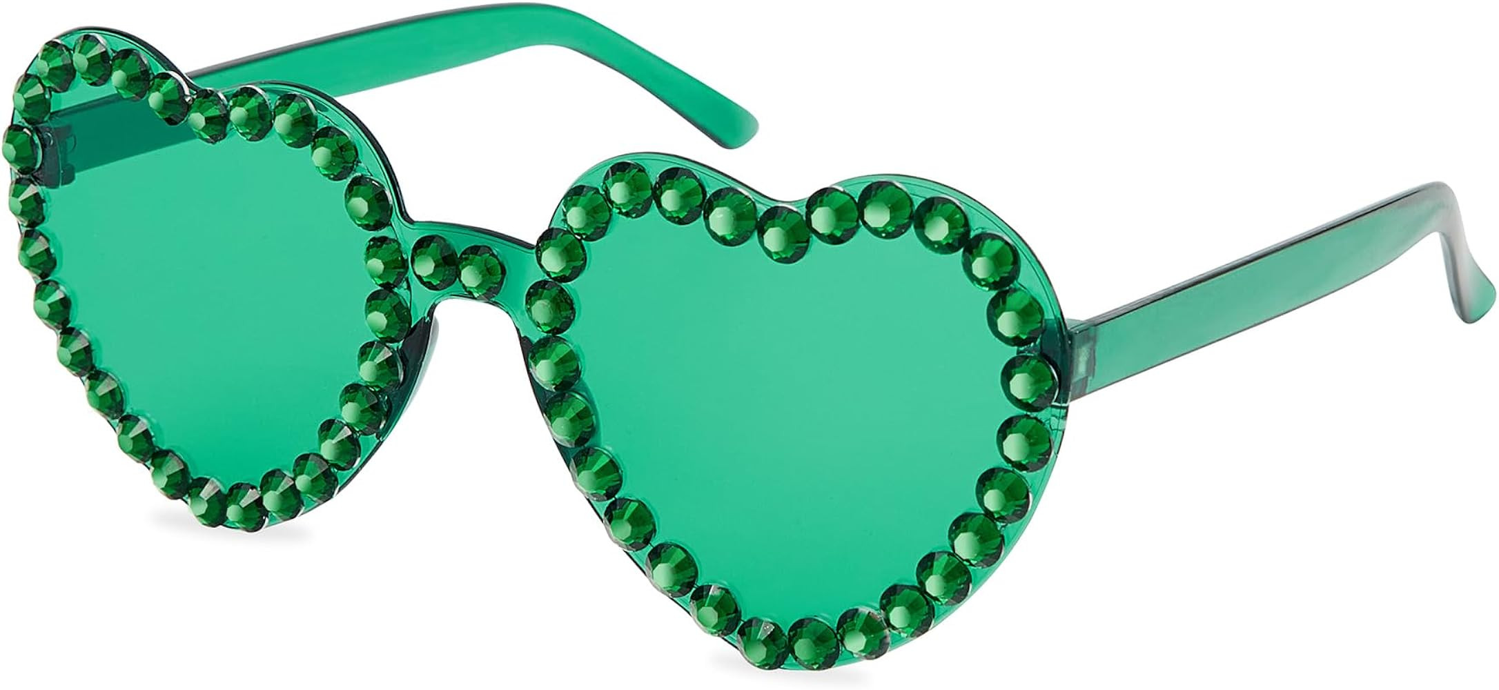 Zando Rhinestone Heart Sunglasses for Women Rhinestone Heart Shaped Sunglasses Bejeweled Sunglass... | Amazon (US)