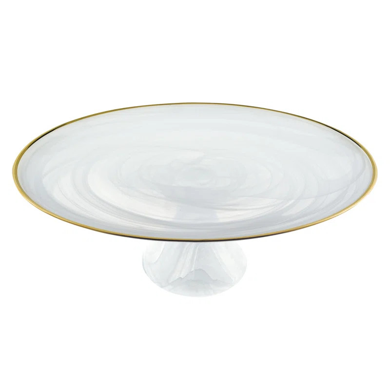 Deena Alabaster Footed Cake Stand | Wayfair North America