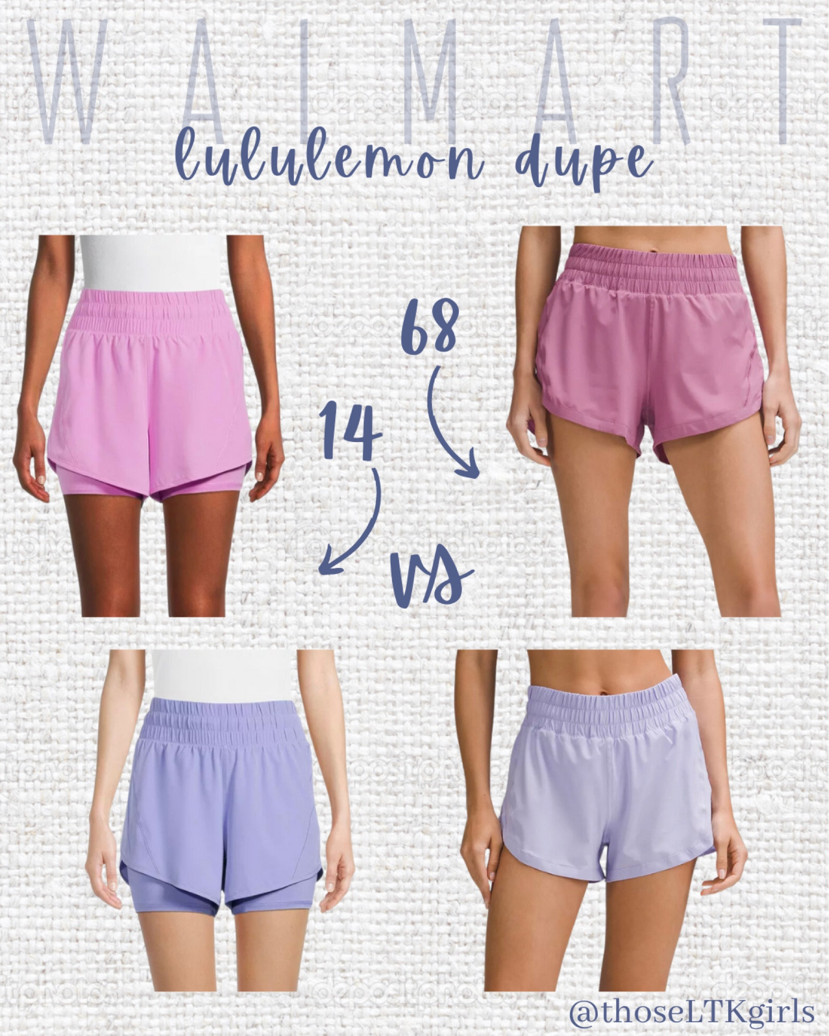 Walmart dupe of the Lululemon Track That Short💖 The pink pair is on sale for only $9!! 



Affordable Activewear, Exercise Attire, Track That High Rise Lined Short, Cute Running Shorts, Budget Friendly Gym Clothes

#LTKFind #LTKsalealert #LTKFitness