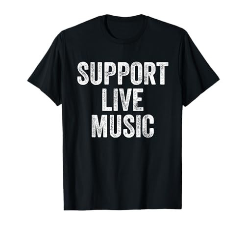 Support Live Music Concert Music Band Lover Live Women T-Shirt | Amazon (US)