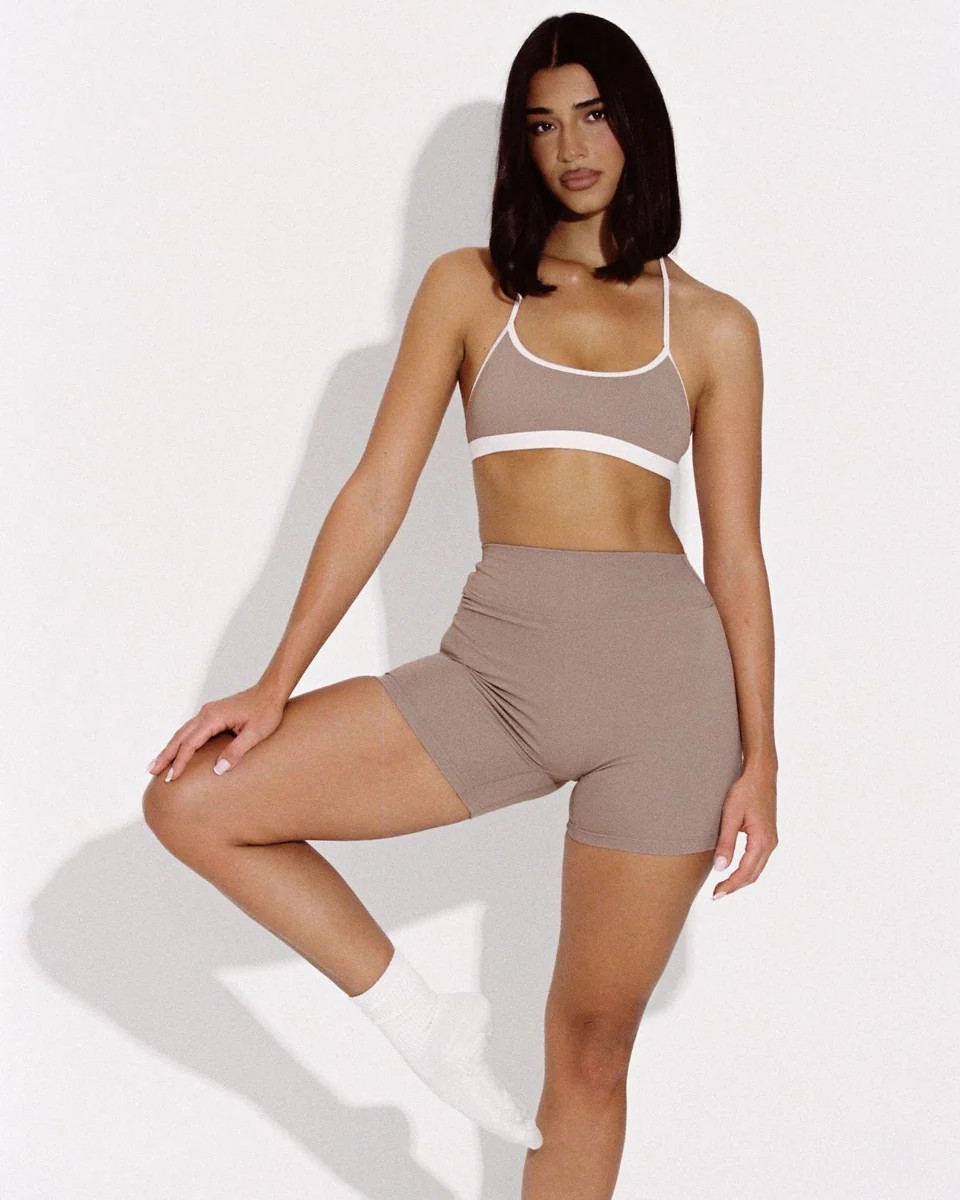 Form Ava Crop | Latte Two Tone | Crop Shop Boutique US