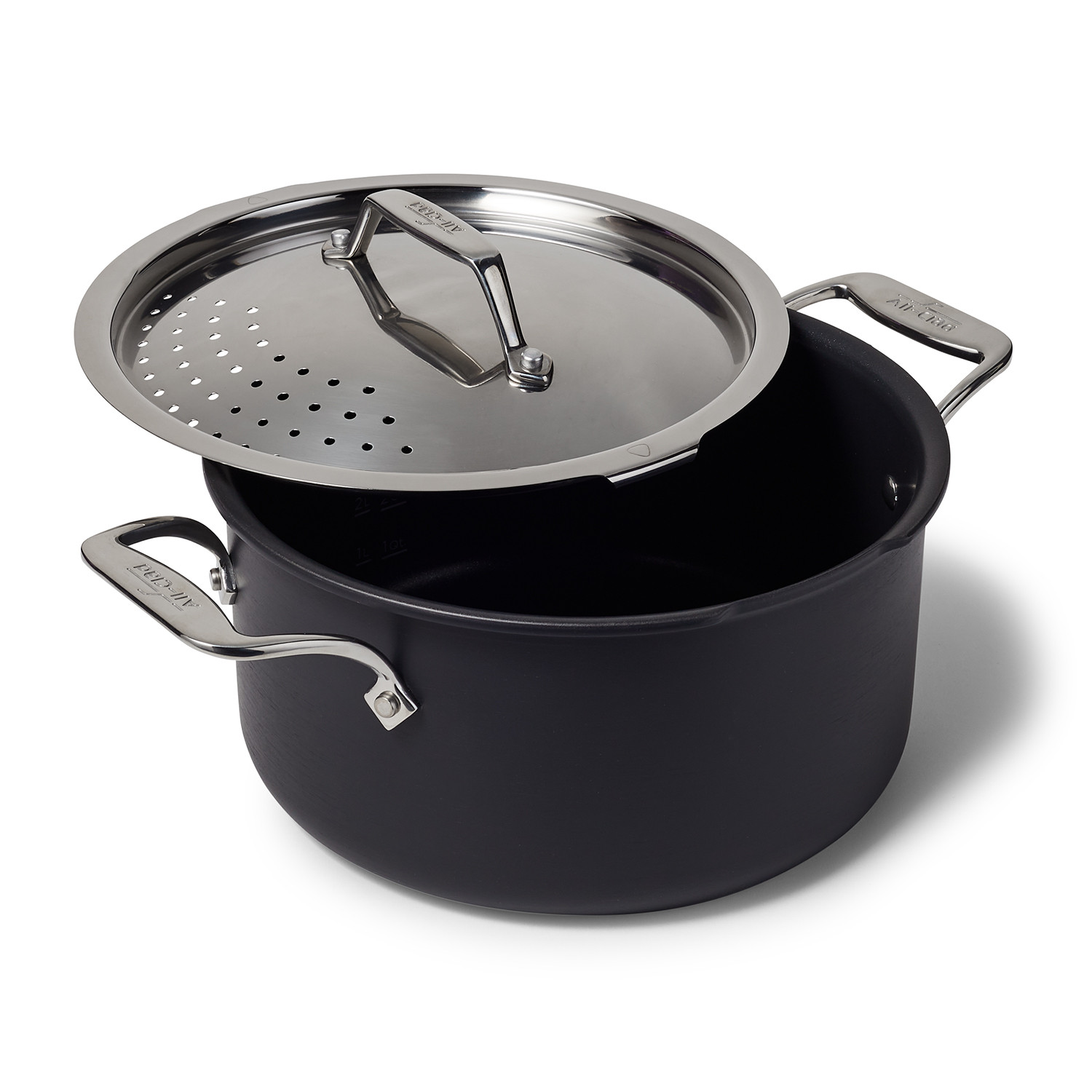 All-Clad Nonstick Stockpot w/ Straining Lid, 6 qt. | Sur La Table