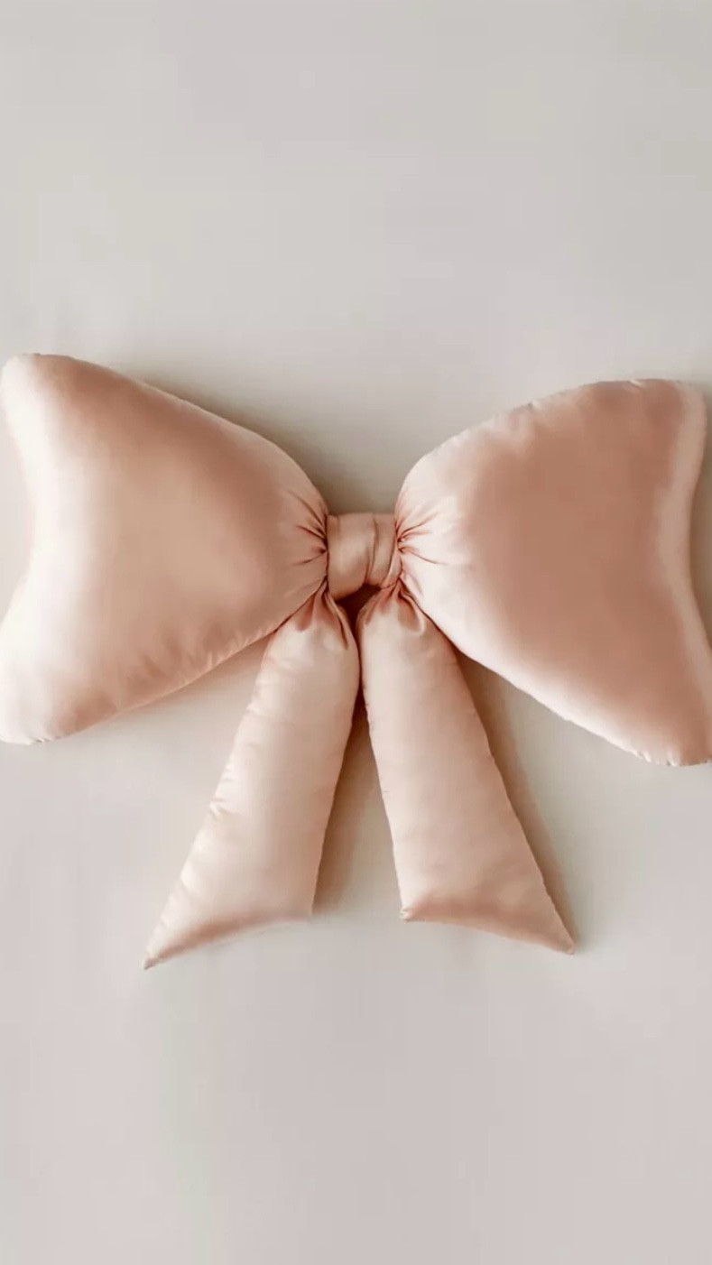 Satin bow pillows

#LTKKids #LTKSaleAlert #LTKHome
