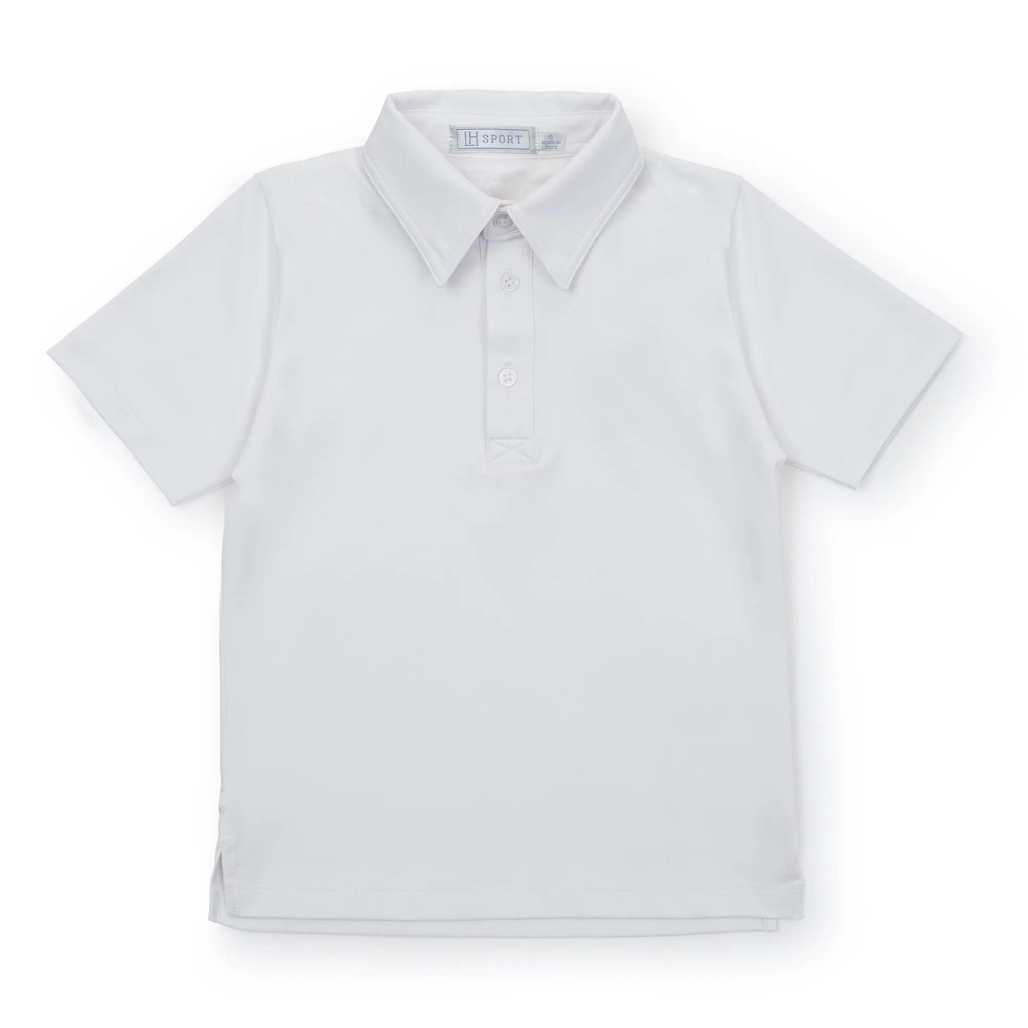 Will Boys' Performance Polo by LH Sport - White | Lila and Hayes