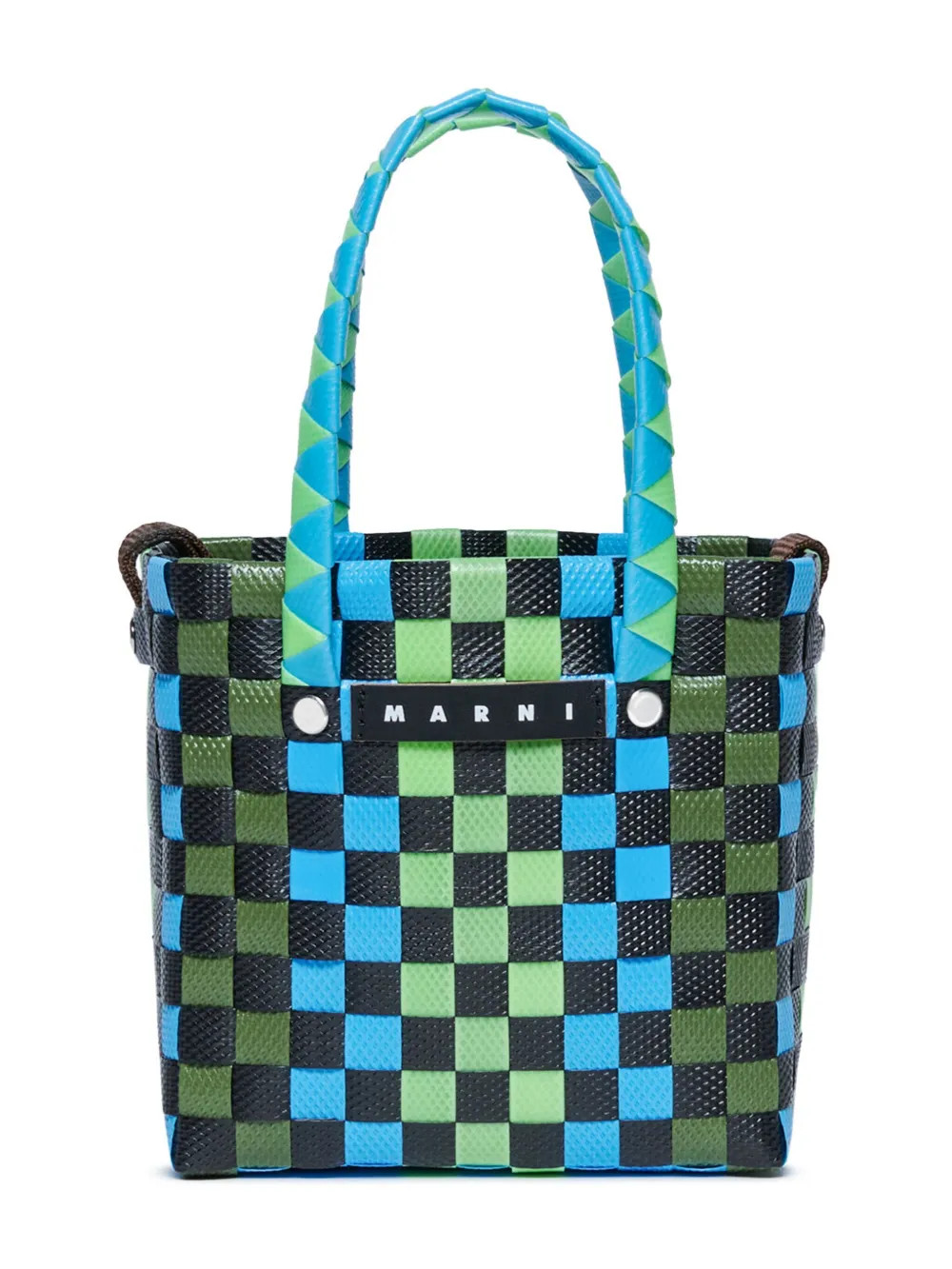 Marni Kids Micro Basket Bag | Blue | FARFETCH | Farfetch Global