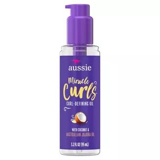 Aussie Miracle Curls Curl-Defining Oil Hair Treatment - 3.2 fl oz | Target