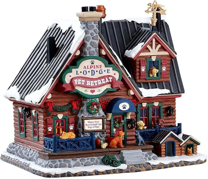 Lemax Village Collection Alpine Lodge Pet Retreat #75255 | Amazon (US)