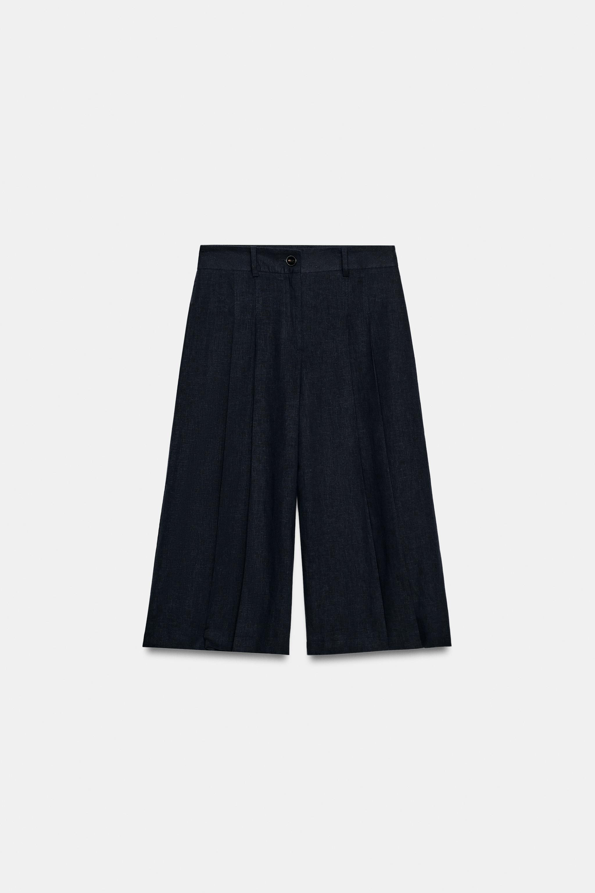 LONG LINEN SHORTS | Zara US