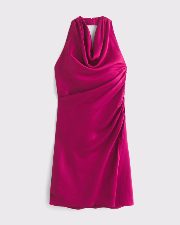 Women's Cowl Neck Draped Mini Dress | Women's Dresses & Jumpsuits | Abercrombie.com | Abercrombie & Fitch (US)