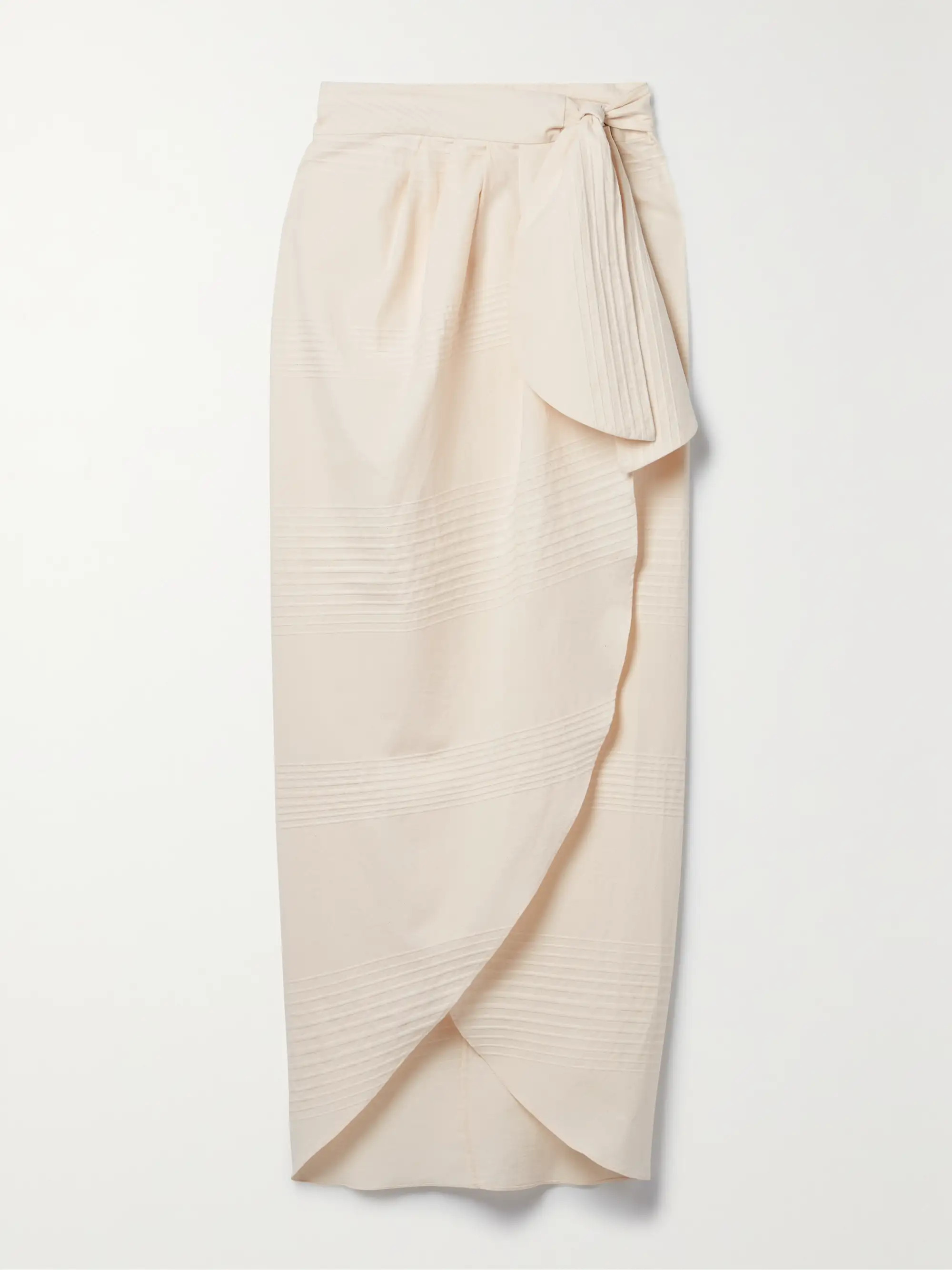 + NET SUSTAIN The Traveller cotton-voile wrap skirt | NET-A-PORTER (US)