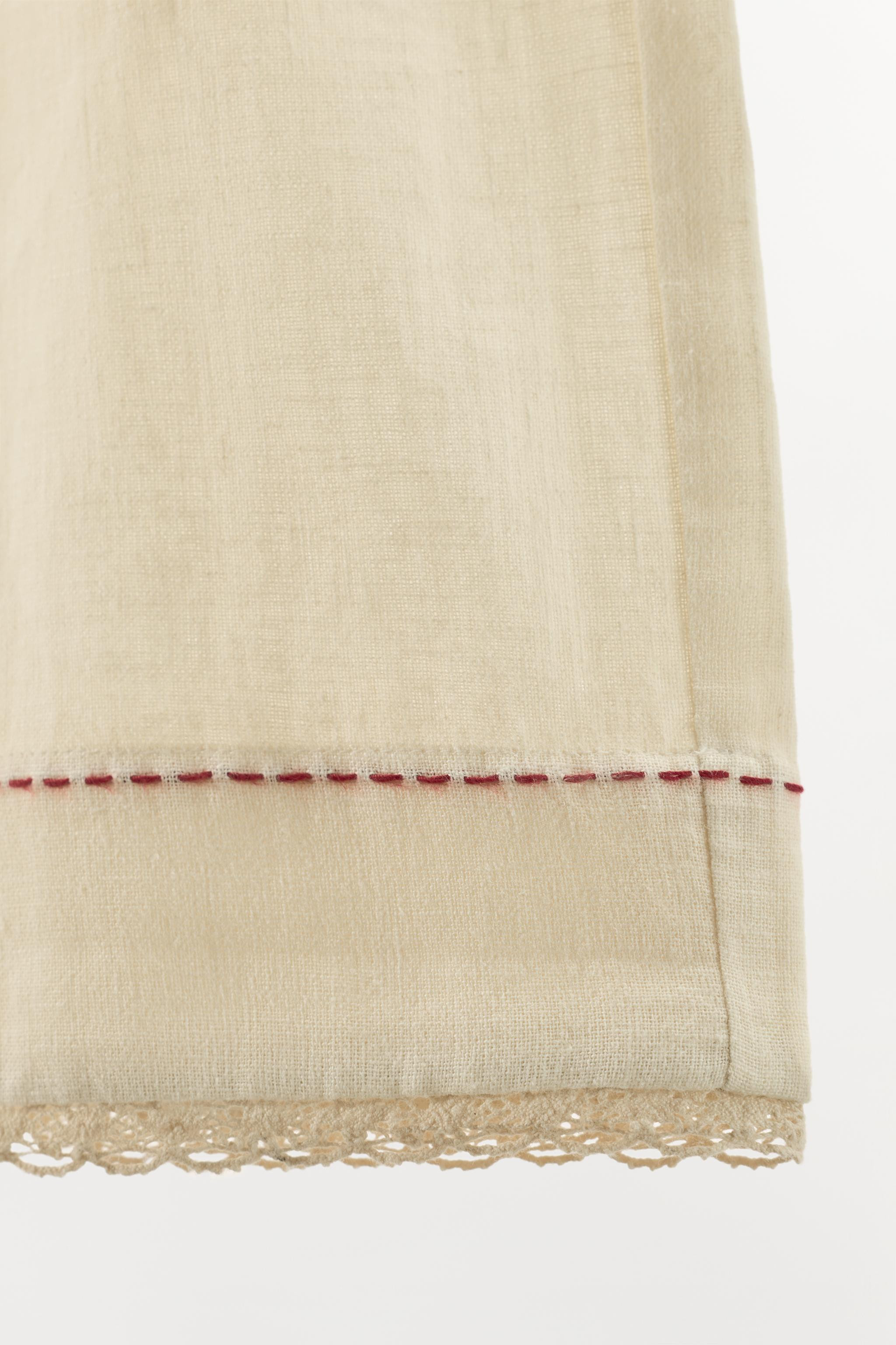 CONTRAST LINEN BLEND BERMUDA SHORTS - LIMITED EDITION | Zara UK