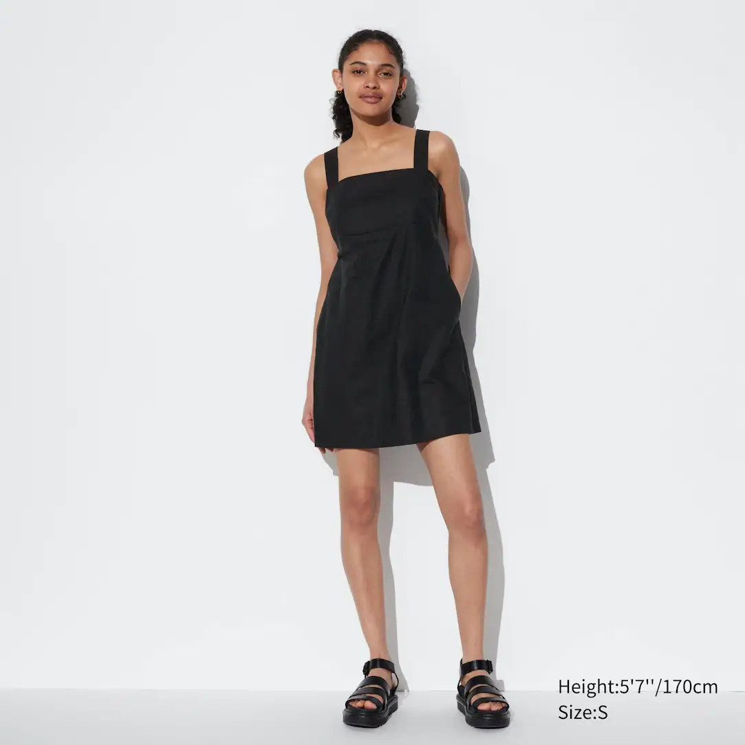 ROBE MINI EN LIN MÉLANGÉ SANS MANCHES | Uniqlo FR