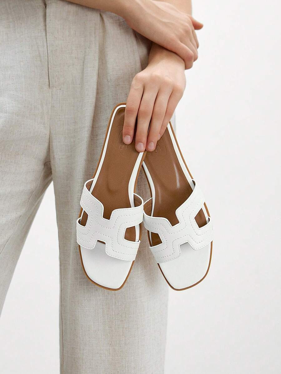 CUCCOO BIZCHIC Women's Comfortable Casual Everyday Flat Sandals, Versatile | SHEIN