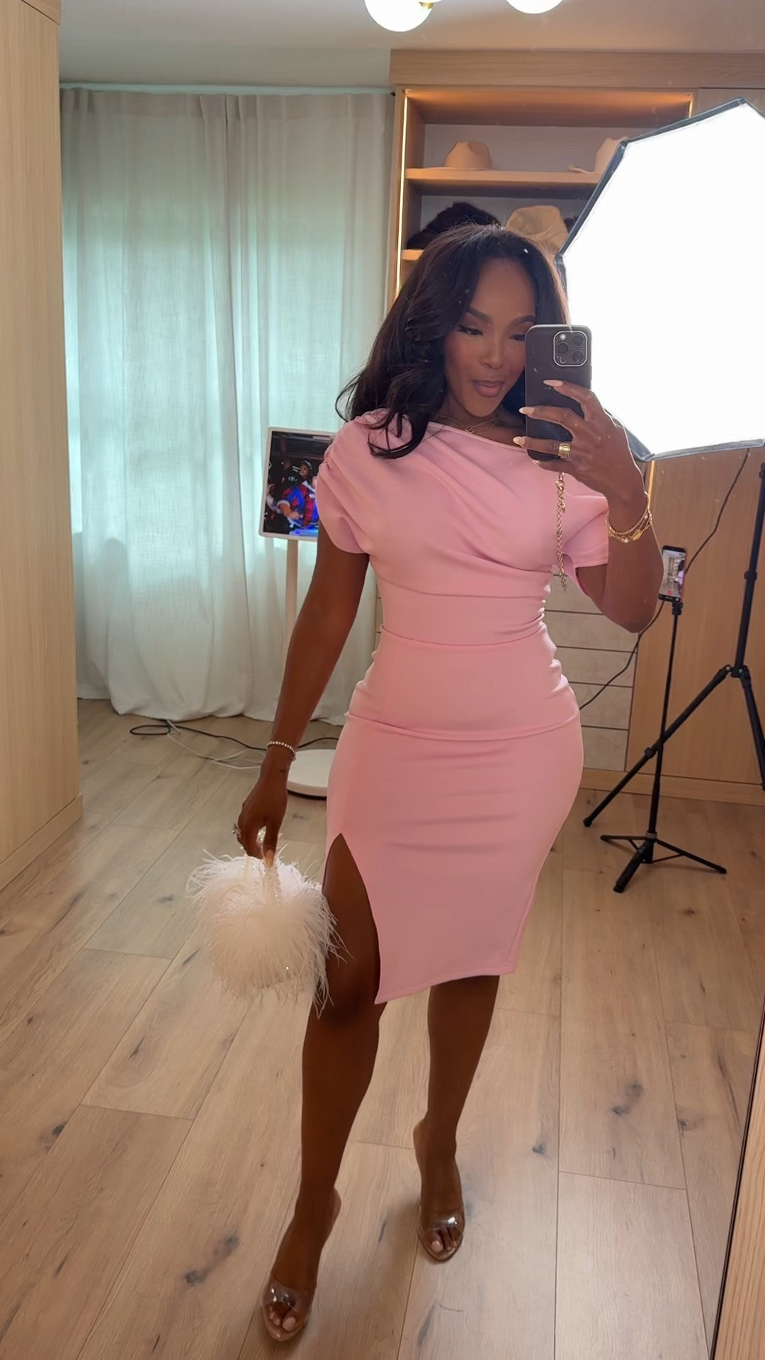 Scroll to shop this feminine date night look 💕

This soft pink dress is flattering in all the right places with just the right amount of detail to elevate it. Easy to pair with heels for a polished look or keep minimal for a more effortless vibe—one of those pieces you’ll keep reaching for, lowering your cost per wear.

Perfect for date nights, girls night, brunch, and special occasions.

📏 Measurements: 5’4”, 140 lbs, 34D bust, 27” waist, 40” hips

Follow me on Instagram and YouTube @kirasfashionfinds

#LTKvlog #LTKootd